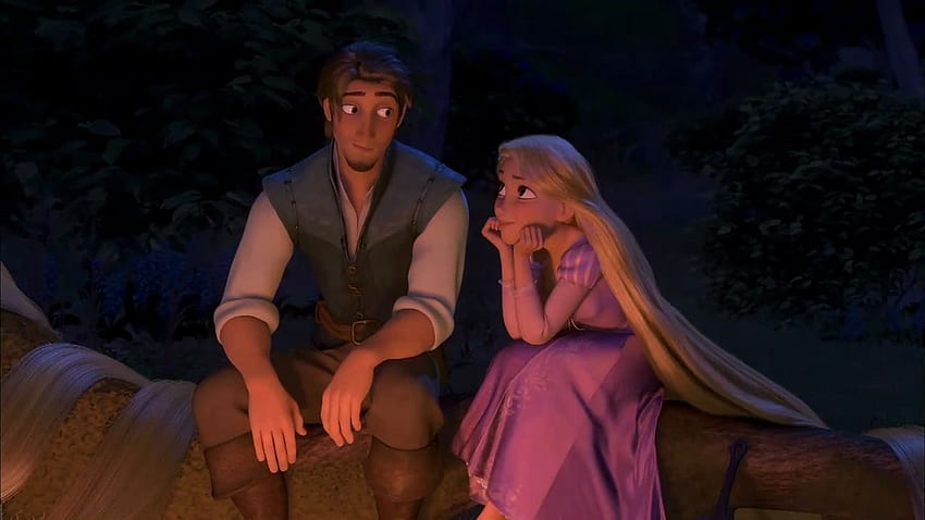 Disney Tangled Flynn Rapunzel Pascal per Tablet Sfondo HD