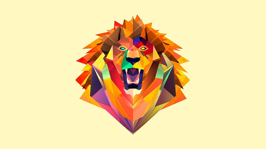 Lion iPhone, Hipster Lion HD wallpaper