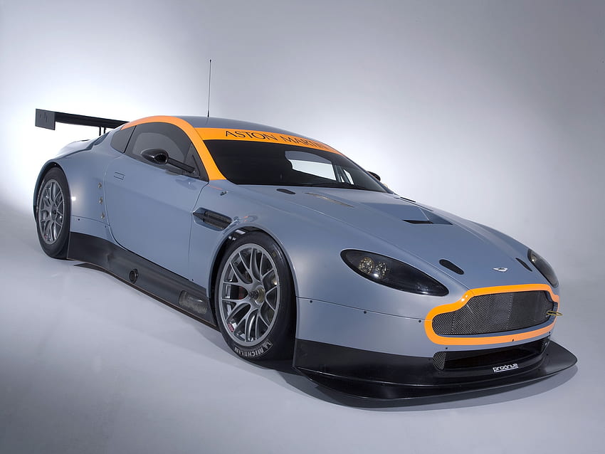 Aston Martin, Autos, Grau, Seitenansicht, Stil, 2008, V8, Vantage HD-Hintergrundbild