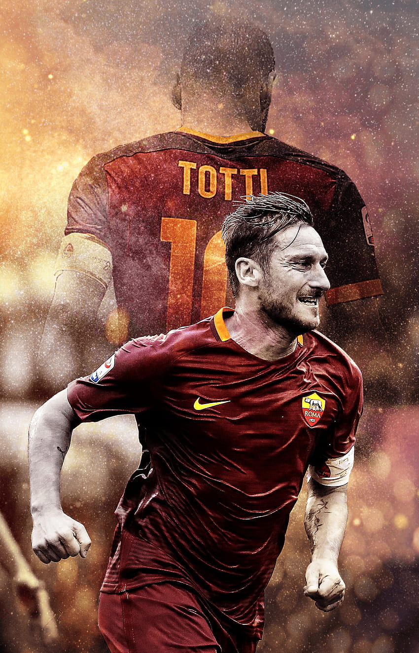 Francesco Totti. di calcio, Arte calcio, Calcio HD-Handy-Hintergrundbild