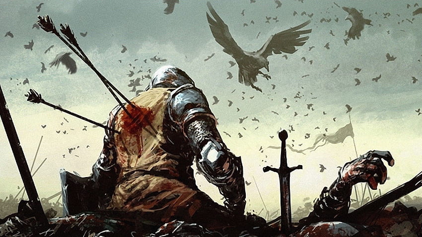 Medieval Battle, Knight Battle HD wallpaper