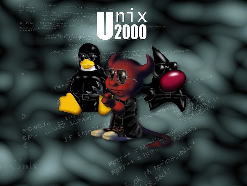 Unix «Linux»OS «Anime HD-Hintergrundbild