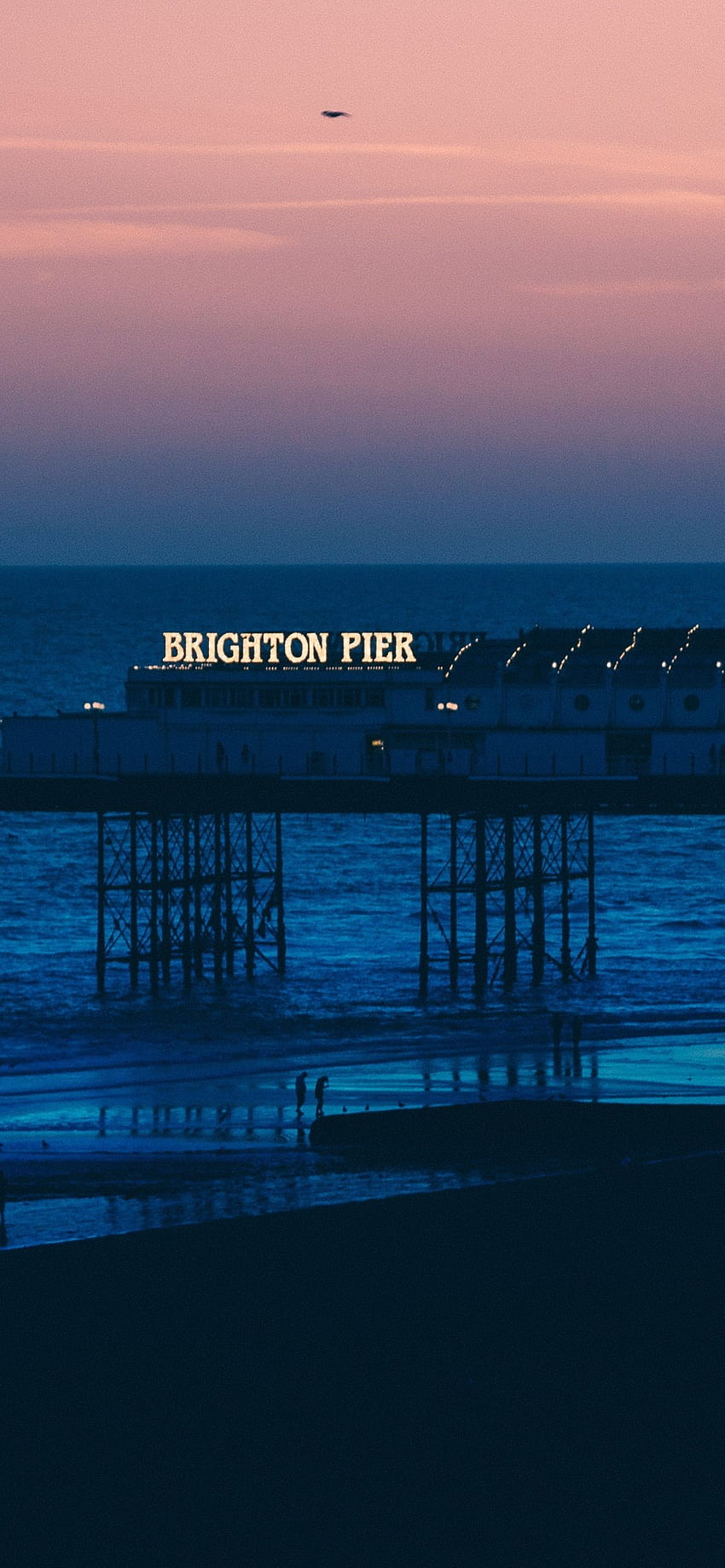 brighton, pier, beach iPhone XS MAX , Nature , , and Background HD phone wallpaper