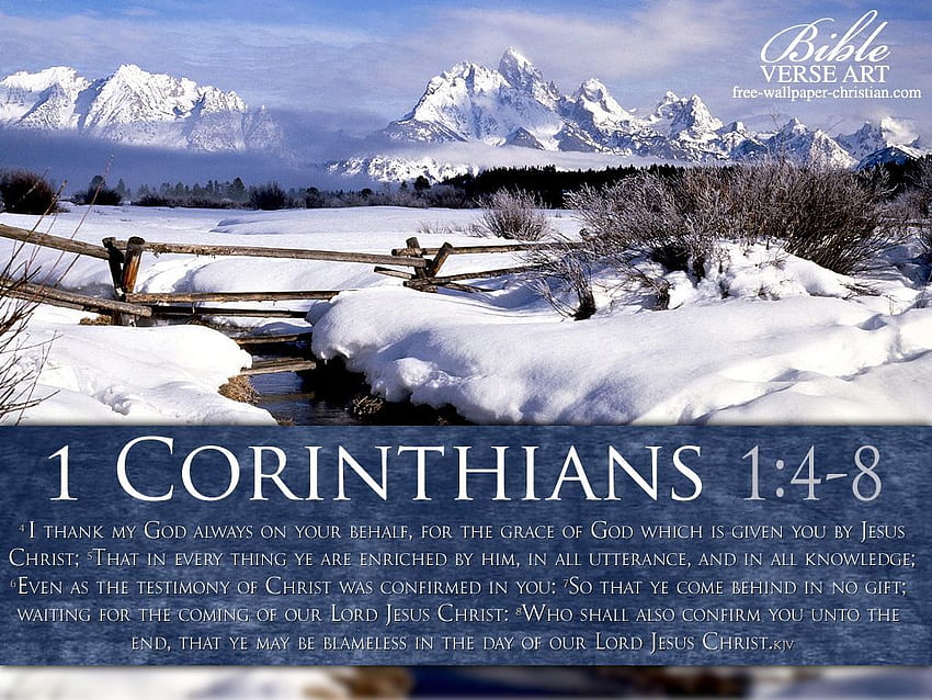 Winter Scriptures, Christian Winter HD wallpaper
