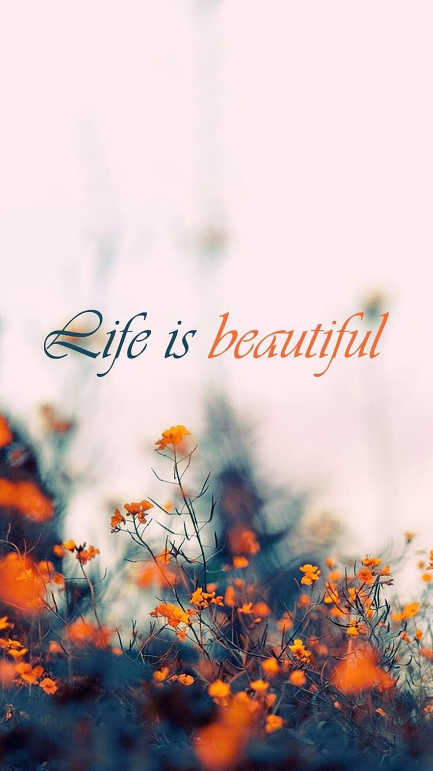 Life is Beautiful iPhone, Flower of Life iPhone HD phone wallpaper