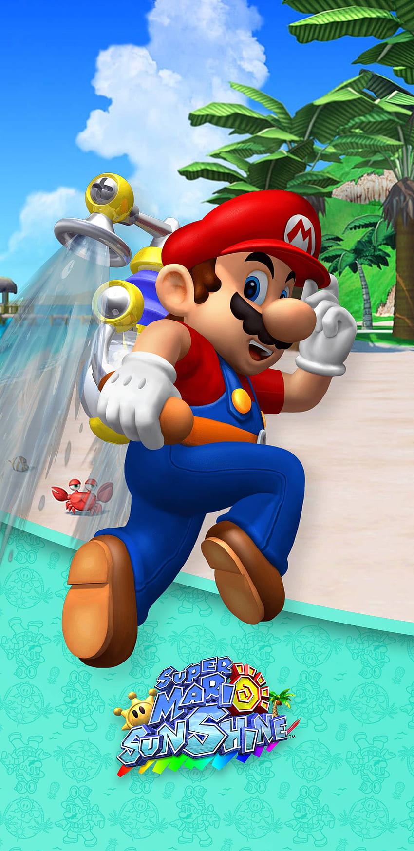 Super Mario 3D All Stars Super Mario Sunshine Gatto con monocolo, Super Mario Odyssey iPhone Sfondo del telefono HD