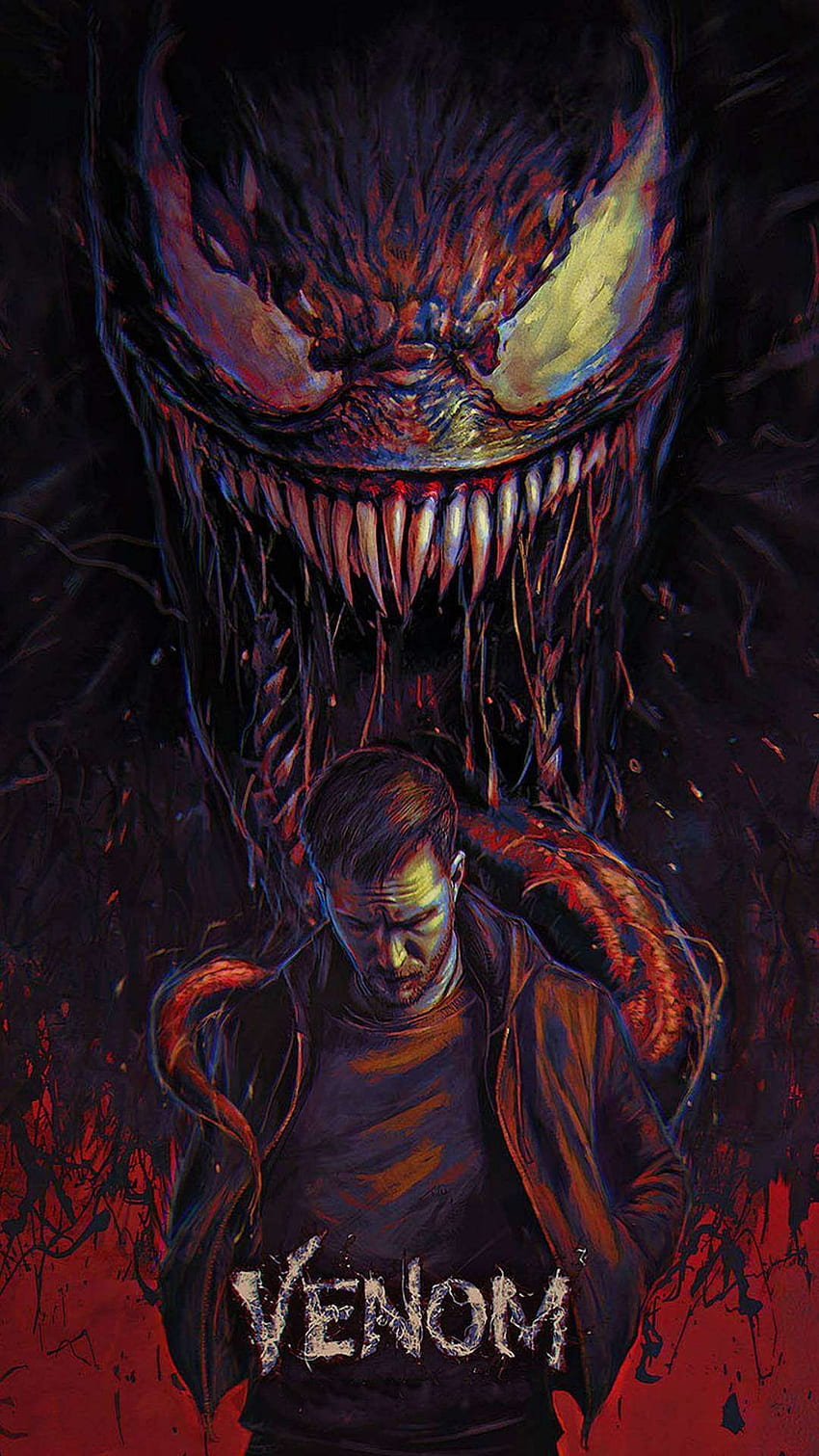 Venom Tom Hardy iPhone - Tom Hardy Venom è t. Per favore e condividi questo. Venom Marvel, fumetti Venom, film Venom Sfondo del telefono HD