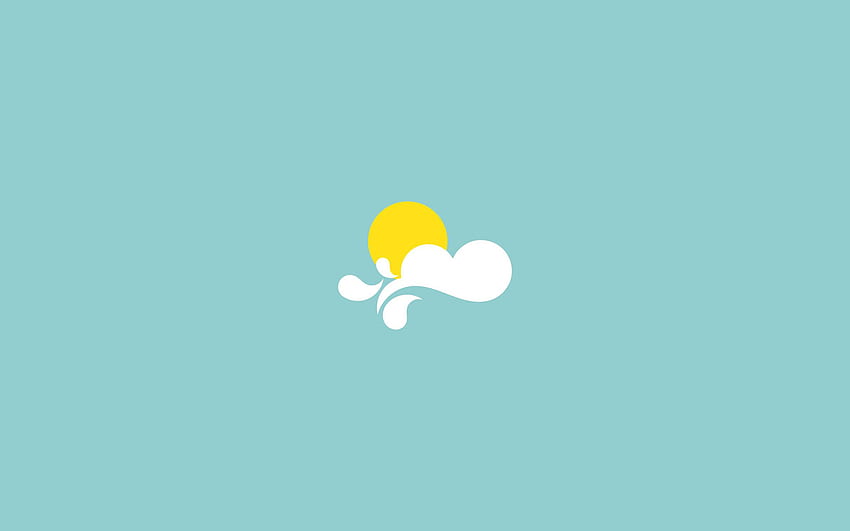 Cute Aesthetic Moon And Clouds, Cute and Simple HD wallpaper | Pxfuel