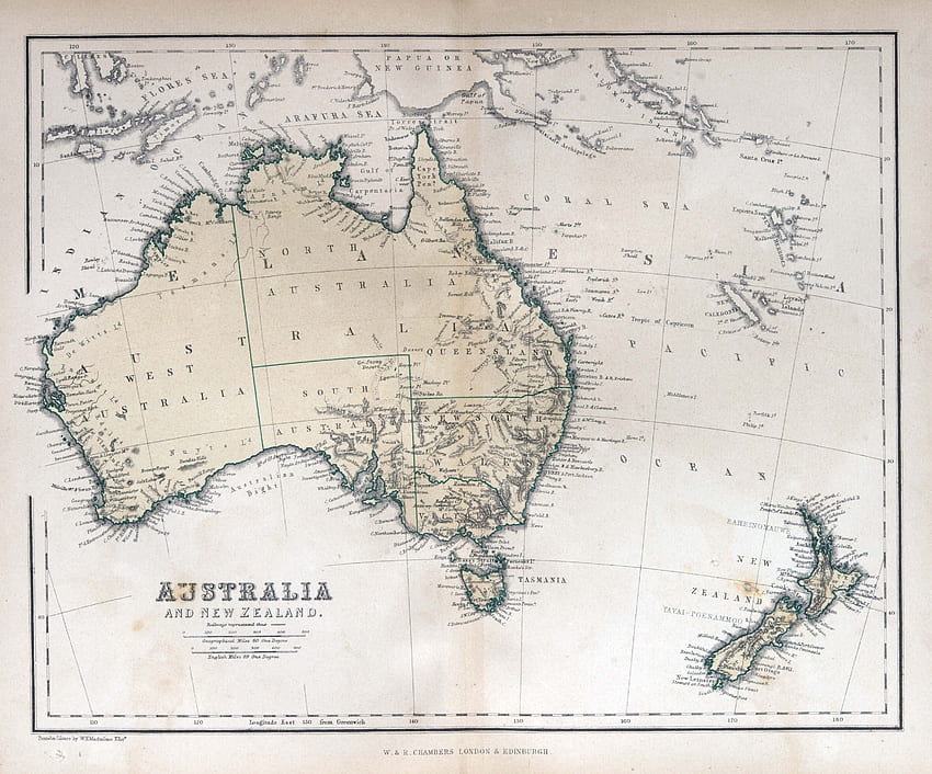 I 660834962, Mapa antiguo, Brillante, Mapa de Australia fondo de pantalla