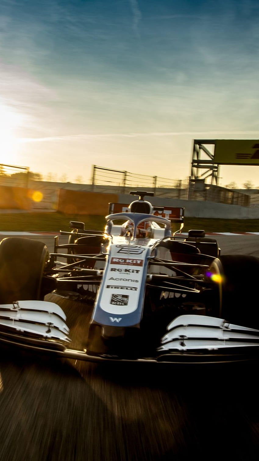 Williams Racing – Покажете подкрепата си за отбора с нашия от Барселона, Williams F1 HD тапет за телефон
