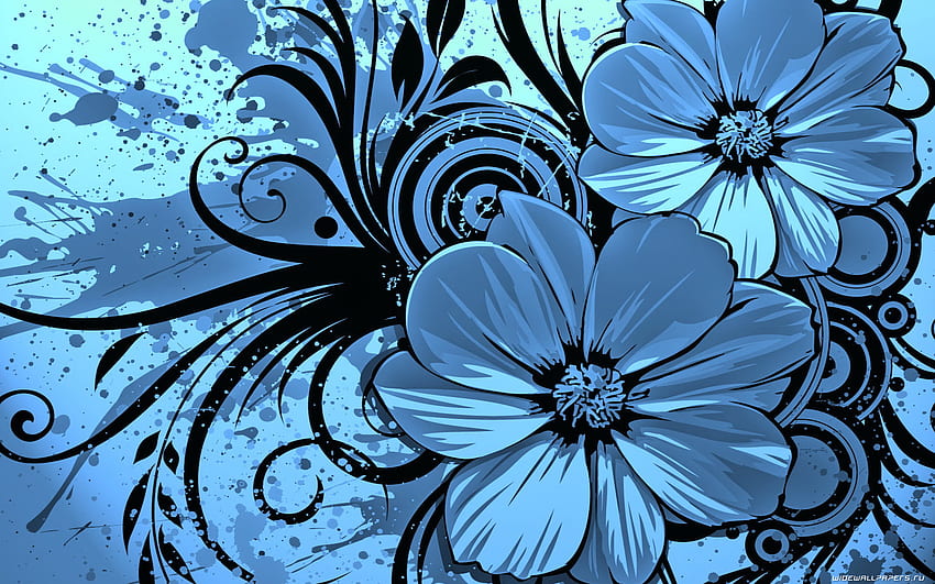 kwiaty, tło Tapeta HD