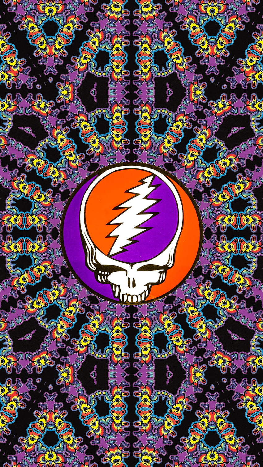 Just made a GD phone , thought you guys might enjoy: gratefuldead, Grateful Dead iPhone HD phone wallpaper