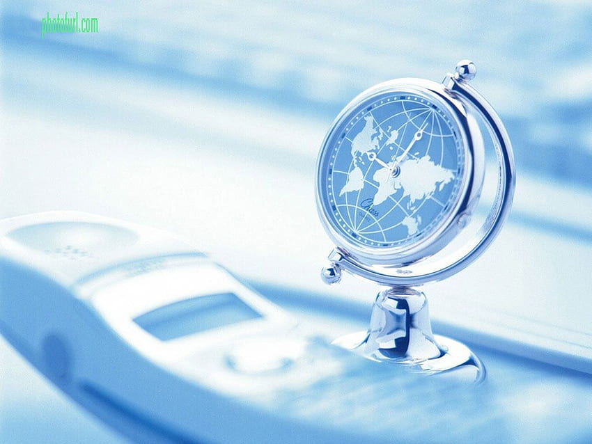Small Globe With Cellphone Laptop, Business HD wallpaper