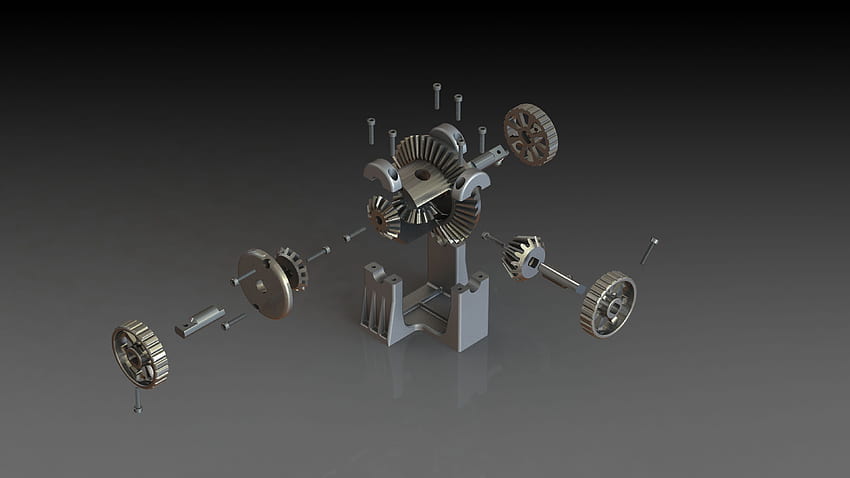 Solidworks Render of a Differential [] : HD wallpaper