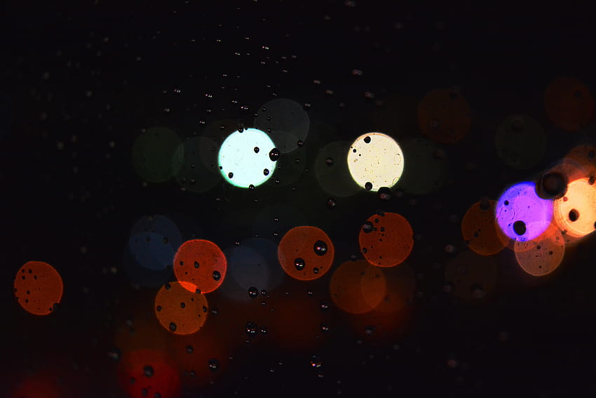 Abstract, Background, Drops, Glare, Circles, Surface HD wallpaper