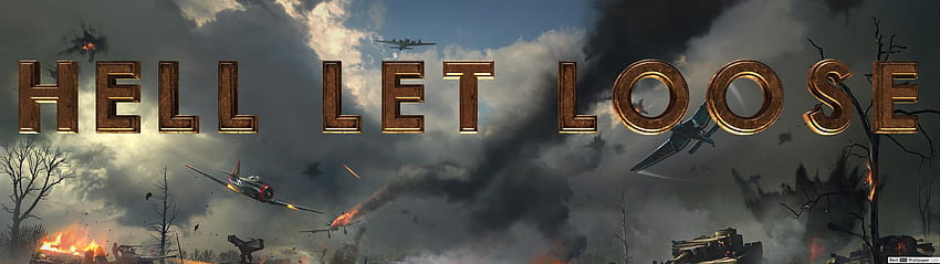 Hell Let Loose - (2019) Gra wideo, 3840х1080 Tapeta HD