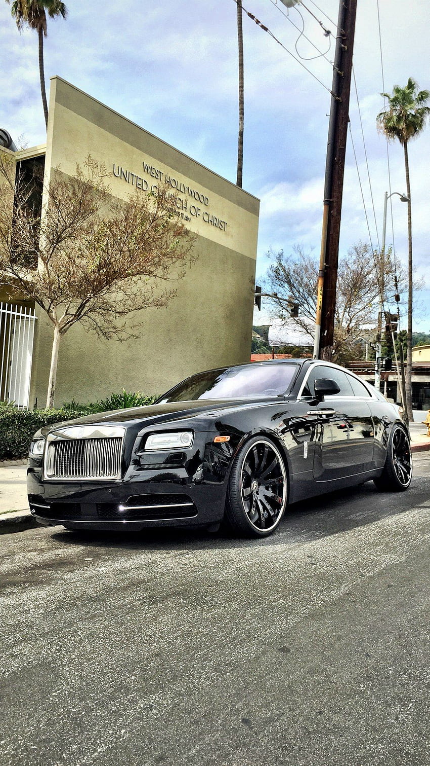 Rolls Royce Phantom Black Luxury Sportcar - Telefono Rolls Royce Wraith Sfondo del telefono HD