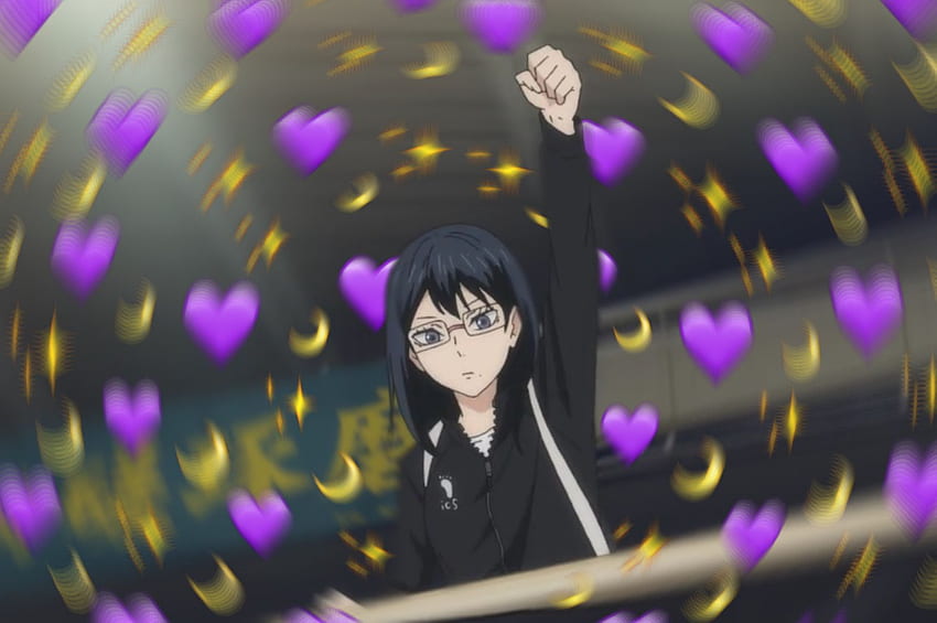 Heart meme Shimizu Kiyoko in 2020. Haikyuu, Anime icons, Anime HD wallpaper