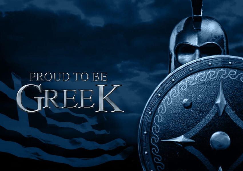 Militar griego: ejército griego, guerrero griego antiguo fondo de pantalla