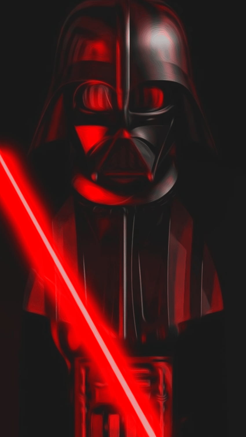 Darth Vader, Red and Black Star Wars HD phone wallpaper