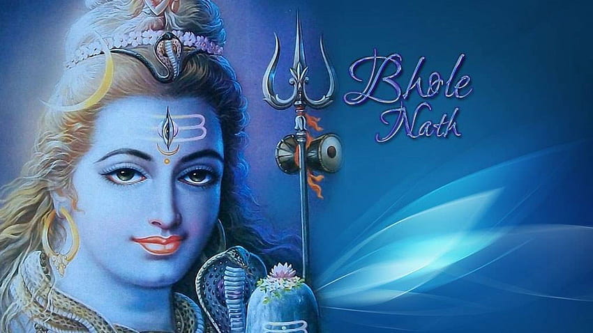 Bholenath Lord Shiva Mahadev Ново - Пълно HD тапет