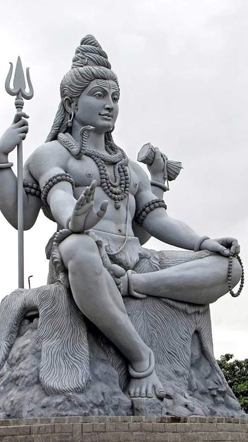 Shiv Ji, Estátua, Senhor Shiva Papel de parede de celular HD