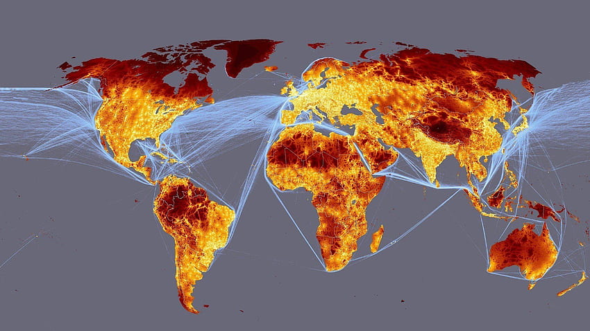 carte du monde, carte, population / et fond mobile Fond d'écran HD