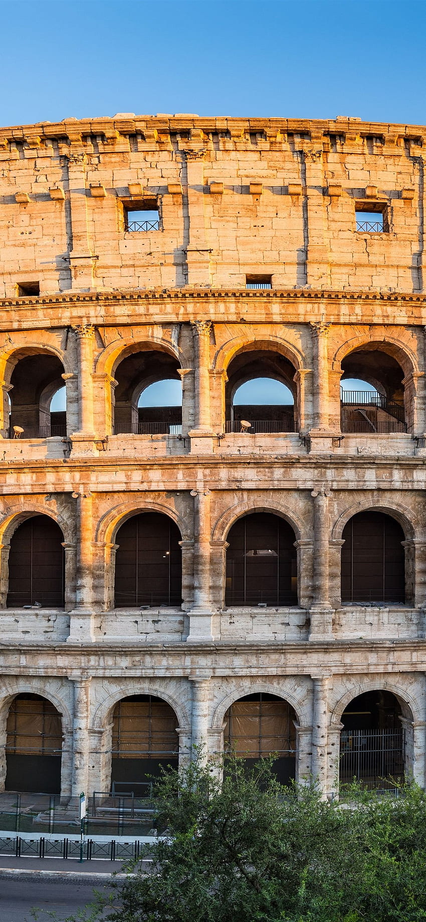 ヨーロッパ, イタリア, ローマ, コロッセオ, 廃墟, 都市, iPhone 11 Pro XS Max, 背景, , 古代ヨーロッパ HD電話の壁紙