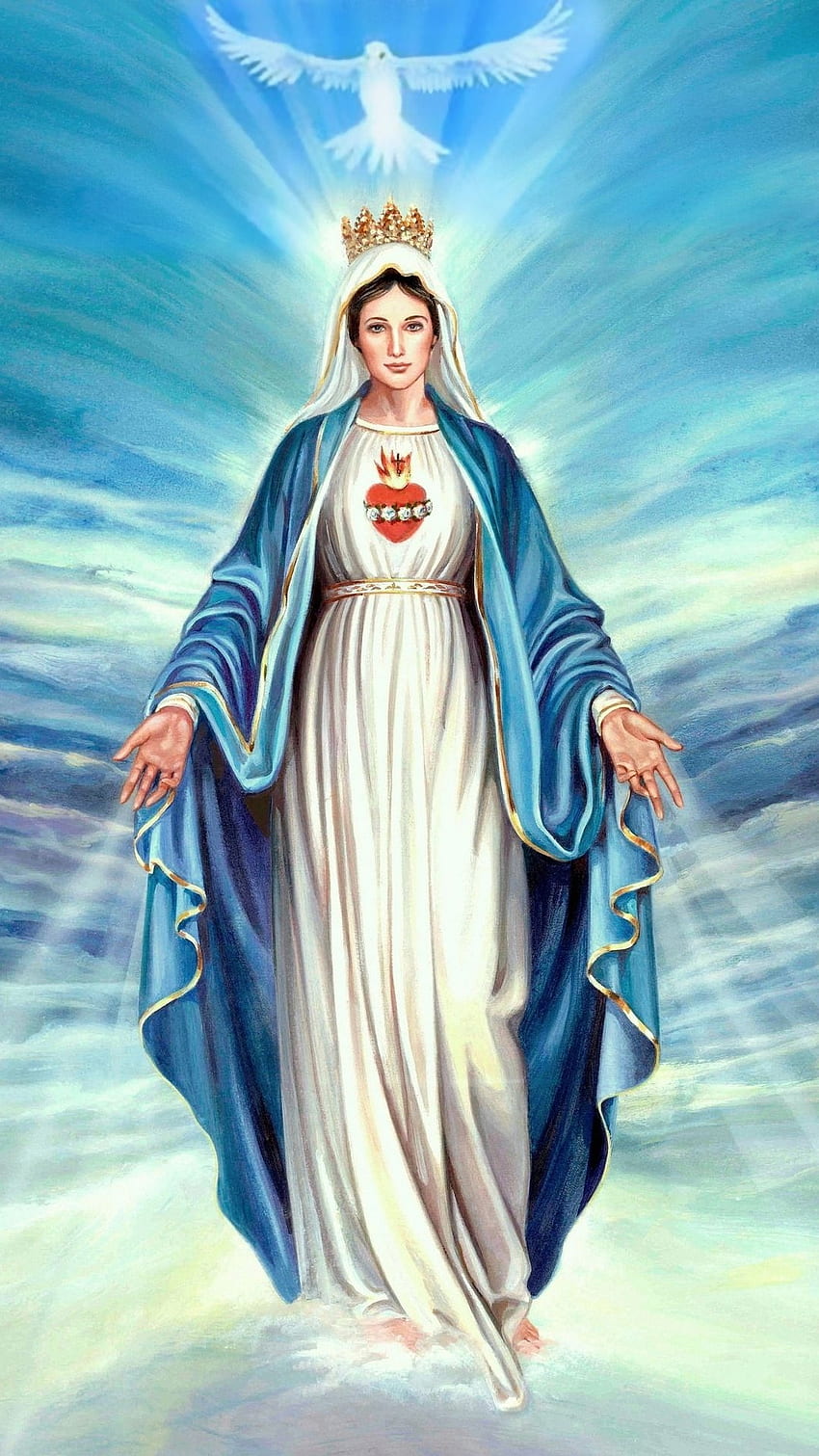 Mother Mary, Lord Mother Mary HD phone wallpaper