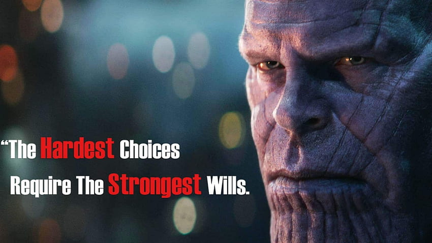 Thanos Quotes - Thanos on 24, Thanos Laptop HD wallpaper