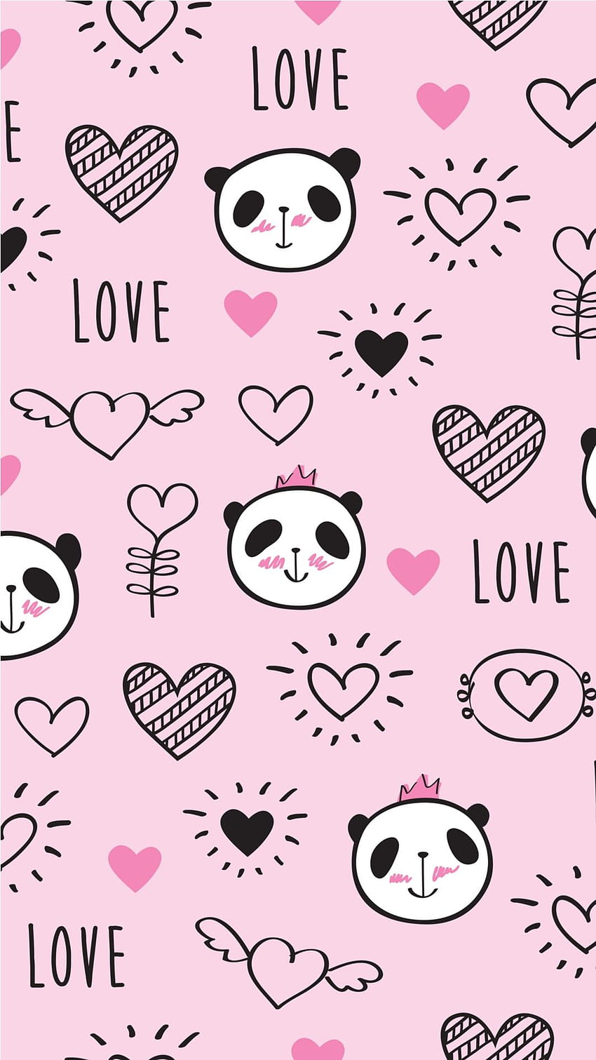 Panda Pink iPhone - - - Tip, Fitness Pink HD phone wallpaper
