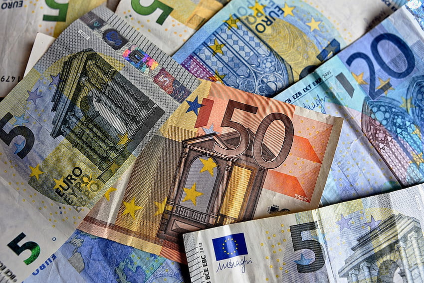 マネー銀行券ユーロ、ユーロ通貨 高画質の壁紙