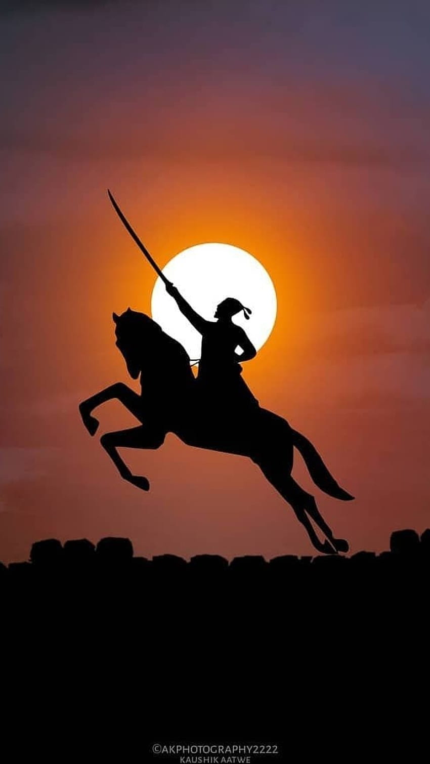 Shivaji Maharaj Live, Shadow Background, shivaji maharaj HD phone wallpaper