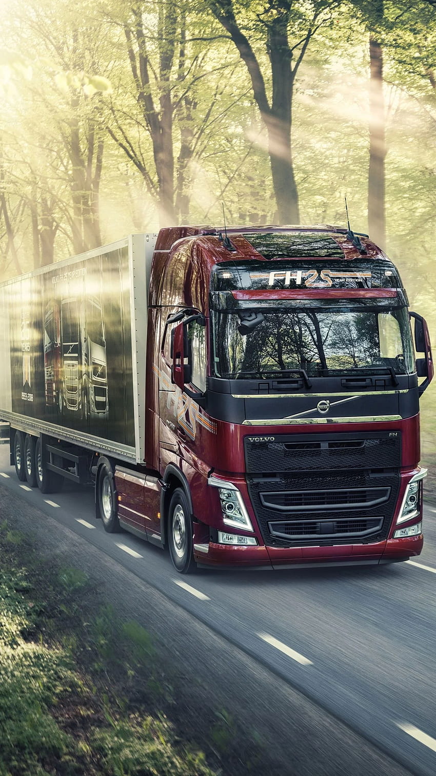 Pojazdy ciężarowe (), ciężarówki Volvo Tapeta na telefon HD