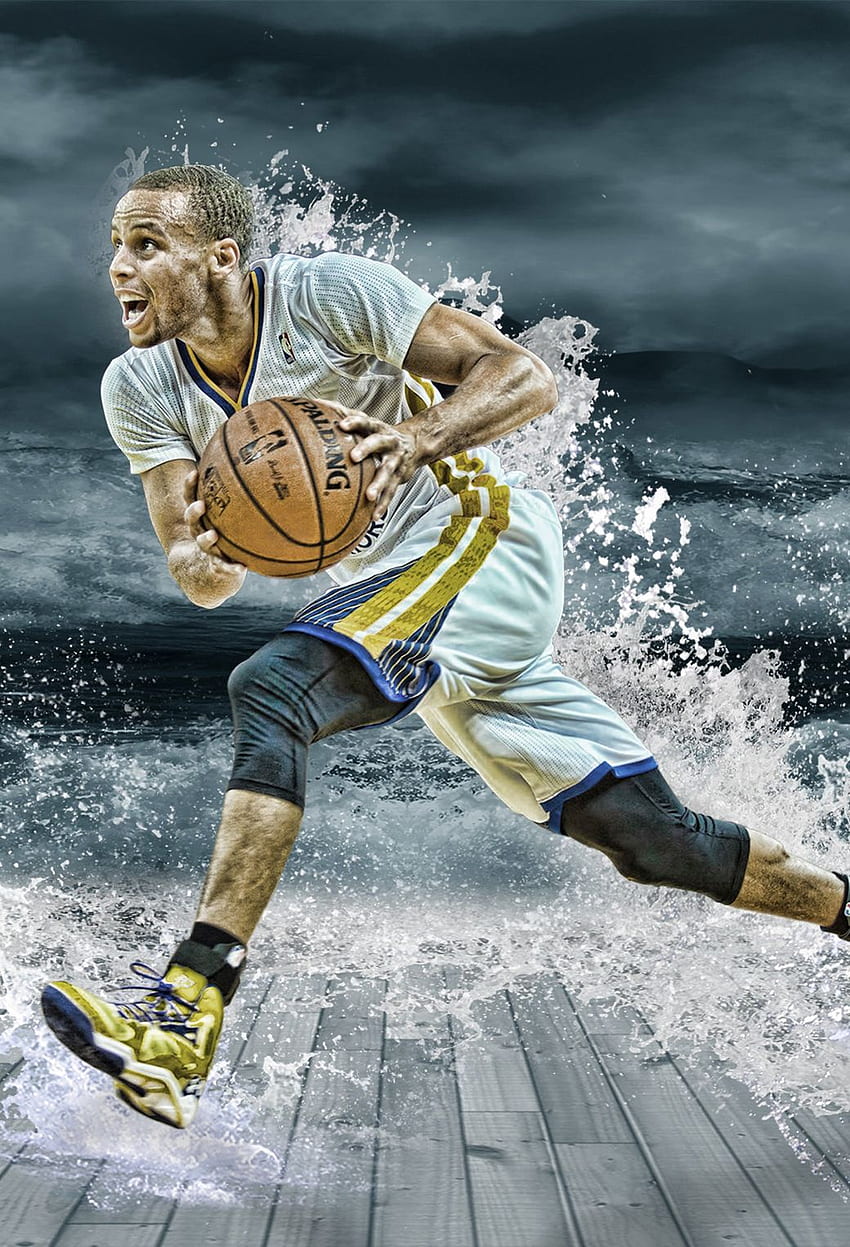 Stephen Curry Splash for iPhone 11, Pro Max, X, 8, 7, 6 - on 3 HD phone wallpaper