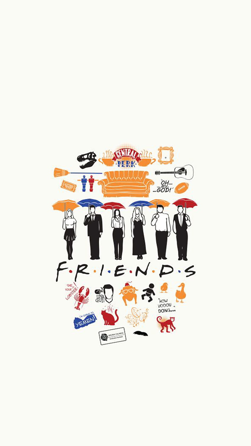 Friends TV Show iPhone Quotes (Page 1) HD phone wallpaper | Pxfuel