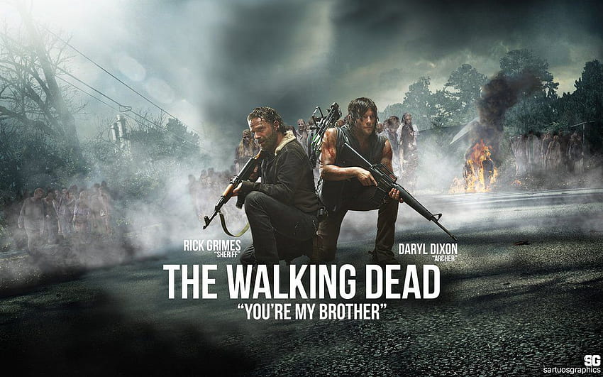 The Walking Dead (คุณคือพี่ชายของฉัน) วอลล์เปเปอร์ HD