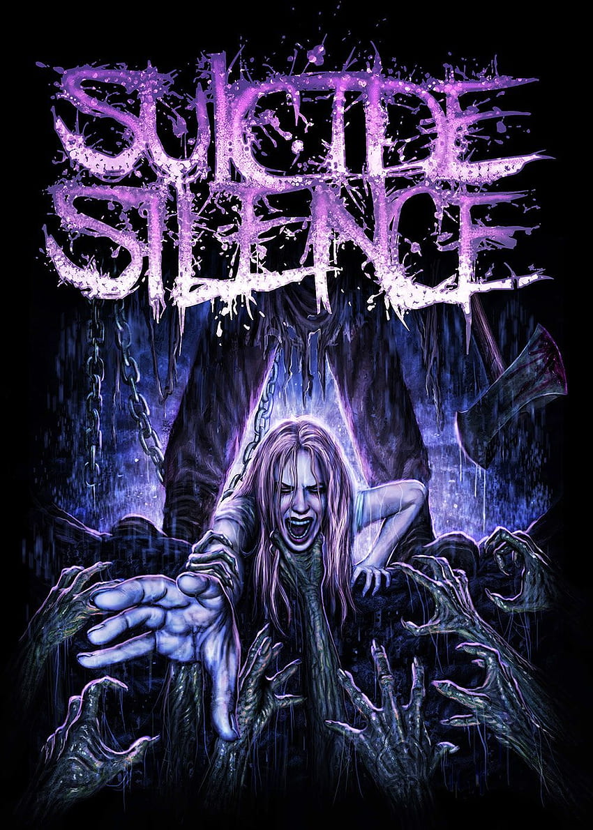 18jannic53 na metalu. Metalowe plakaty artystyczne, Metallica art, Heavy metal art, Suicide Silence Tapeta na telefon HD