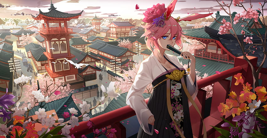 Yae Sakura (Honkai Impact 3.º) fondo de pantalla
