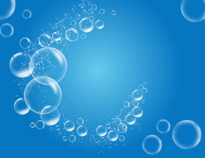 el , las burbujas, redondo, burbuja -, pompas de jabón fondo de pantalla