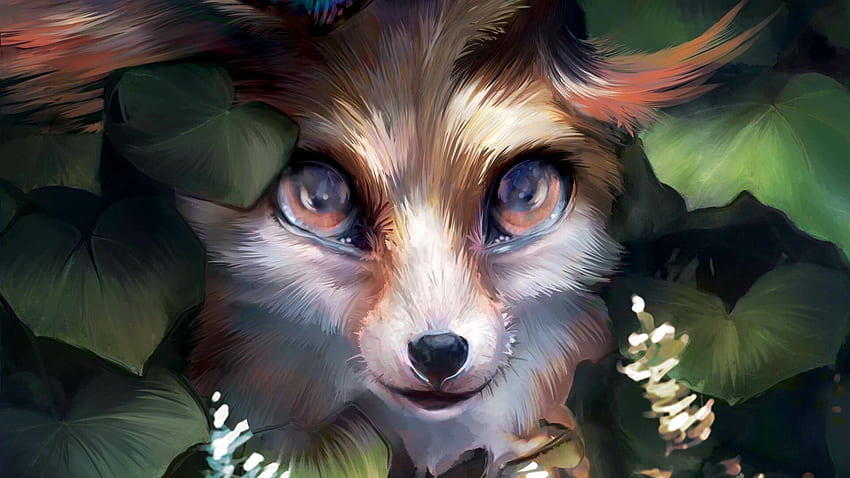 Animated Foxes, Cute Fox Drawing HD wallpaper | Pxfuel