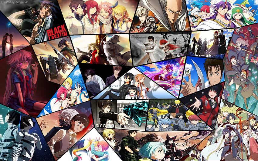 Anime Collage, Anime Collage Aesthetic HD wallpaper | Pxfuel