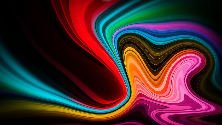 New colors, formation, abstract HD wallpaper