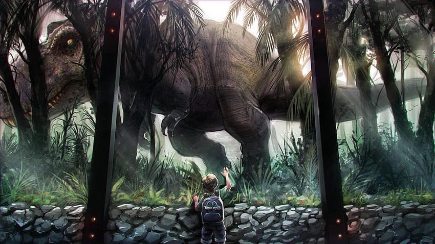 Jurassic World, Cool Jurassic World HD wallpaper