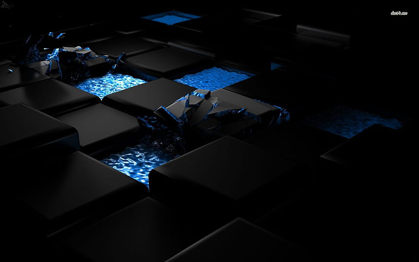 Shredded black cubes 3D 17602 [] for your , Mobile & Tablet. Explore Black Cube . Ice Cube , Red 3D , 3D Cubes , Dark Cube HD wallpaper