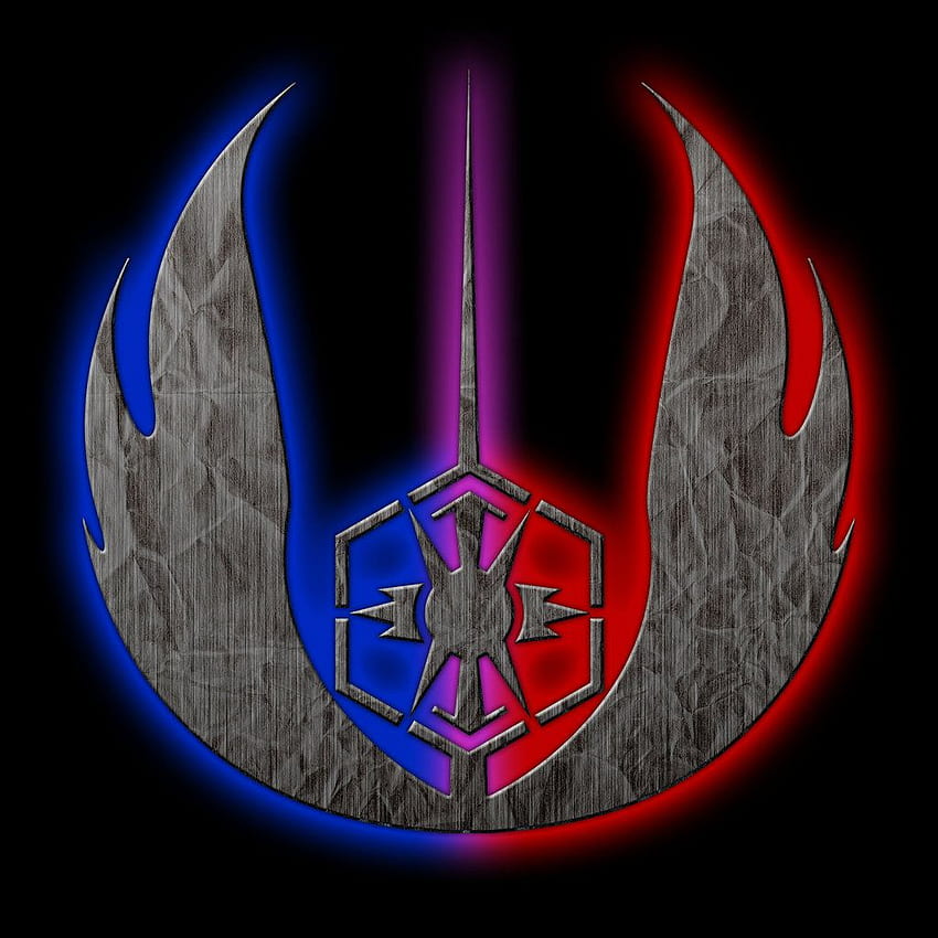 Gray Jedi Logo by Cuba91 [] HD phone wallpaper