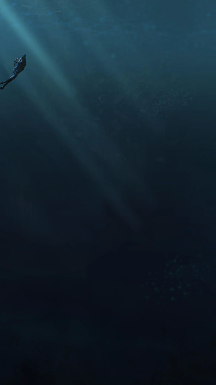 Дълбоко море, Гмуркач, Гигантско същество, , , Творческа графика,. за iPhone, Android, мобилни устройства и Deep Sea Creatures HD тапет за телефон