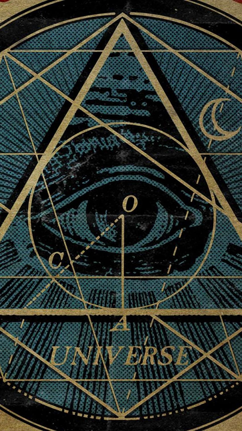 Illuminati, Arco Iris Triángulo Illuminati fondo de pantalla del teléfono