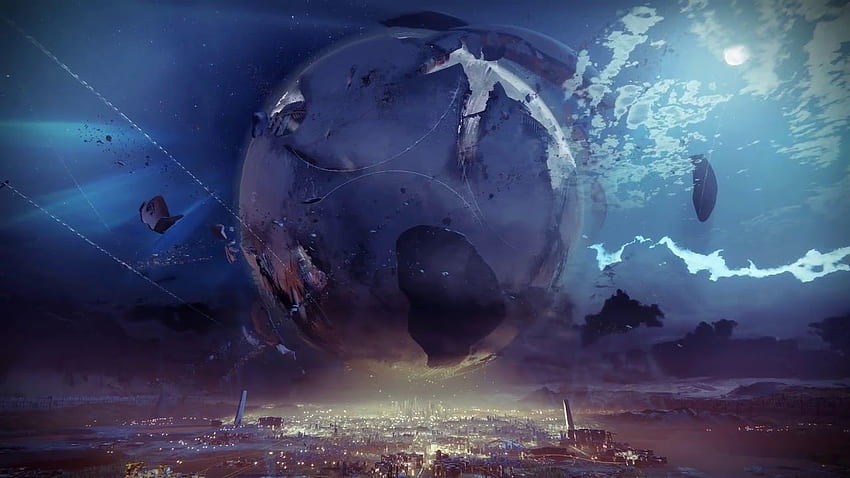 Destiny 2 - Der Reisende Ganzer Tag- und Nachtzyklus HD-Hintergrundbild