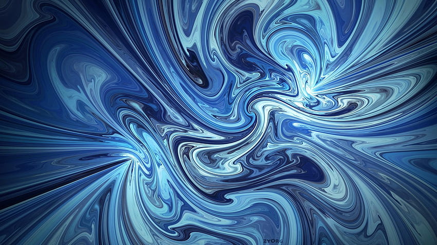 Whirlwind abstract background blue digital art HD wallpaper